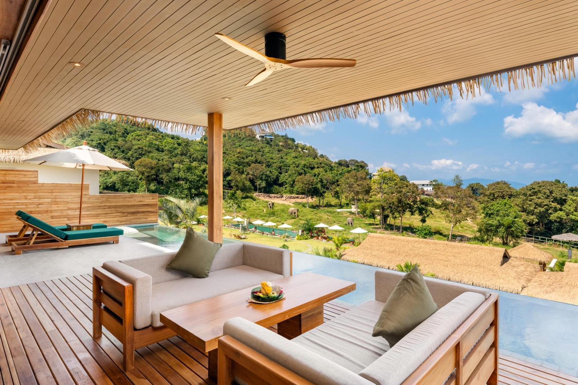 Wild Cottages Elephant Sanctuary Resort Amphoe Koksamui 외부 사진